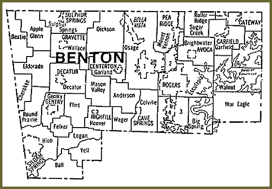 Benton County Townships