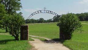 Cemetery entrance