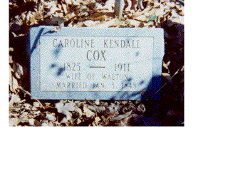 Caroline Cox, Boone County, Arkansas