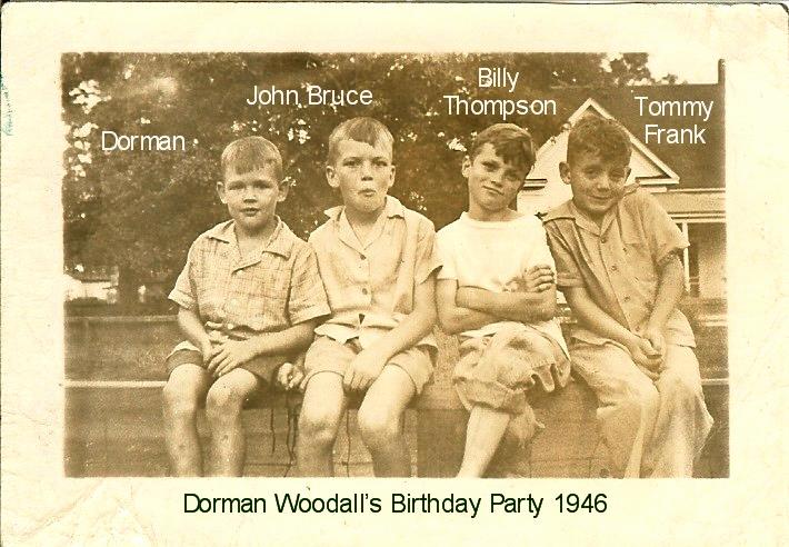Dorman Woodall's Birthday party 1946 picture