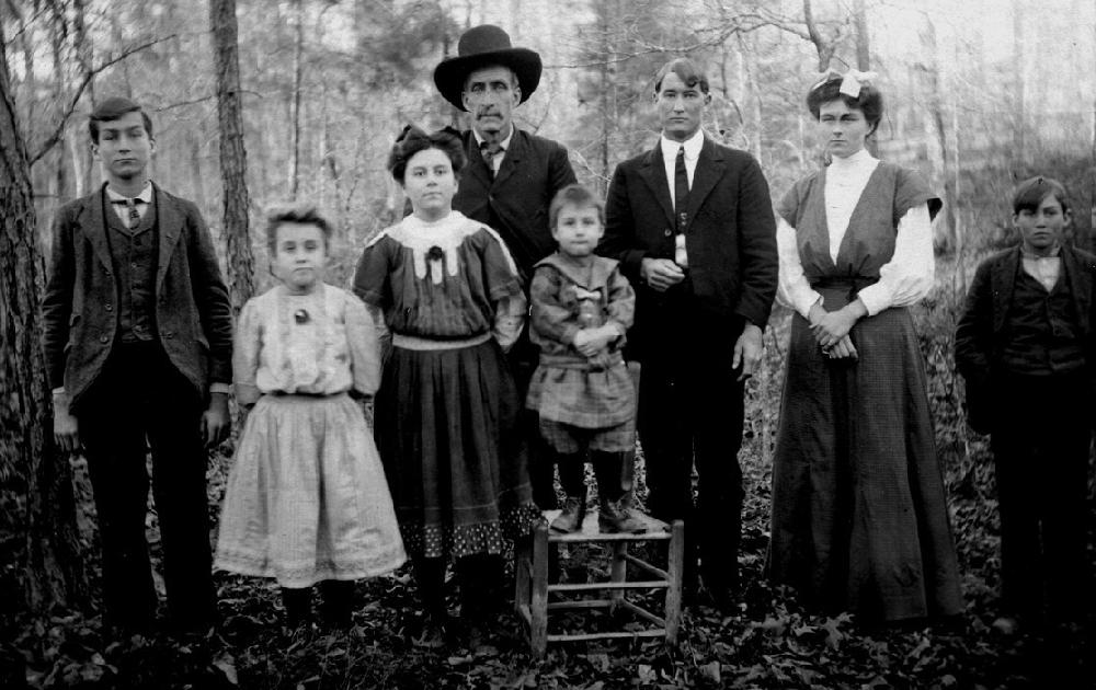 Spruce Albert and Mary Ann Glover Berry Family