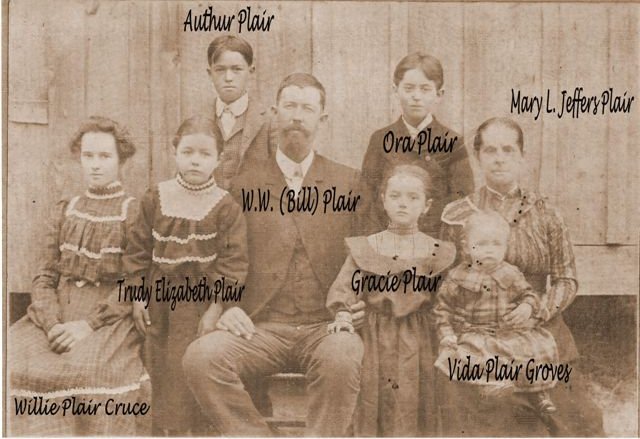 Bill and Mary Jeffers Plair Family