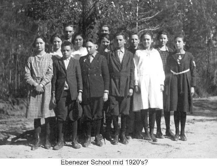 Ebenezer School Class from the mid-1920's