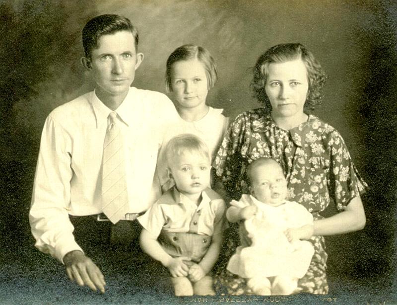 Ralph Greenwood Family in 1937