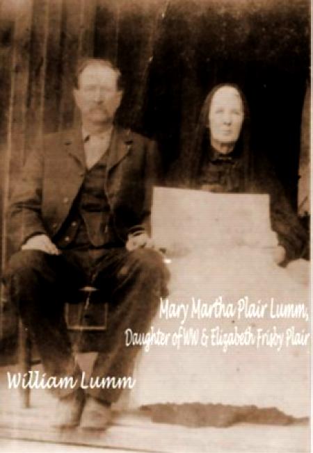 William and Mary Martha Plair Lumm