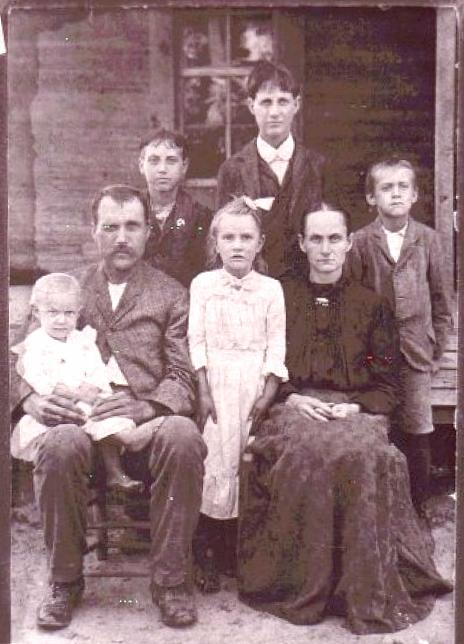 Ida Elizabeth Stuard and William Thomas Mann Family