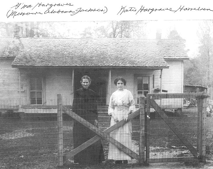 Missouri Alabama Jackson Hargraves and daughter Arcadie 'Katie' Mae Hargraves Harrelson