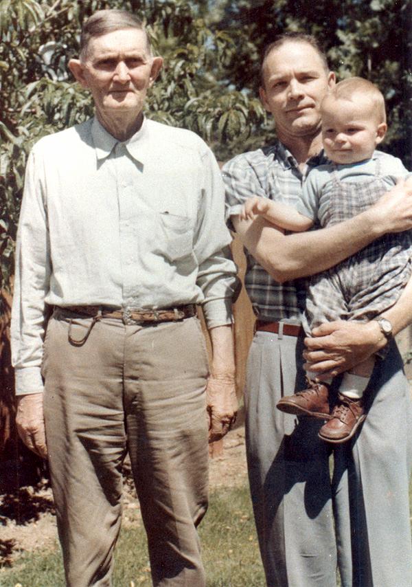 Three Generations: Lawson, Odell and John Ozment, 1959