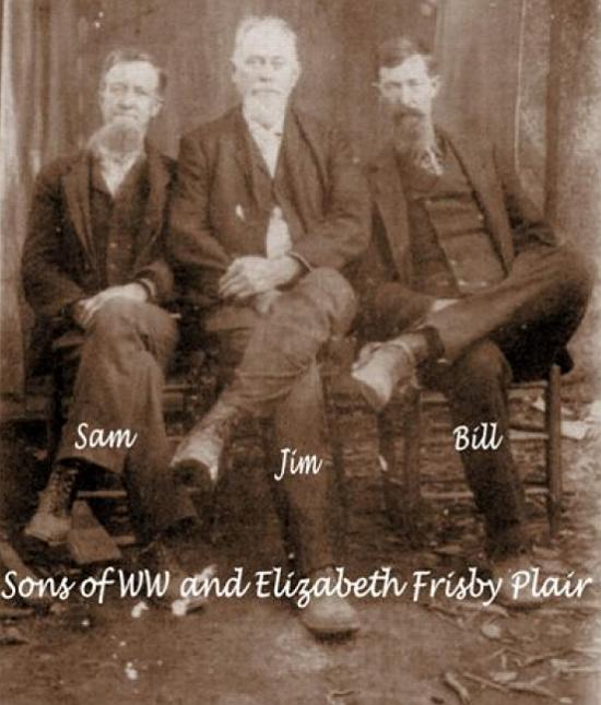 Sam, Jim and Bill Plair