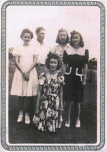 Shirley Temple, Herbert Jenkins, Sarah Martha Bradley and Two Hairston Girls