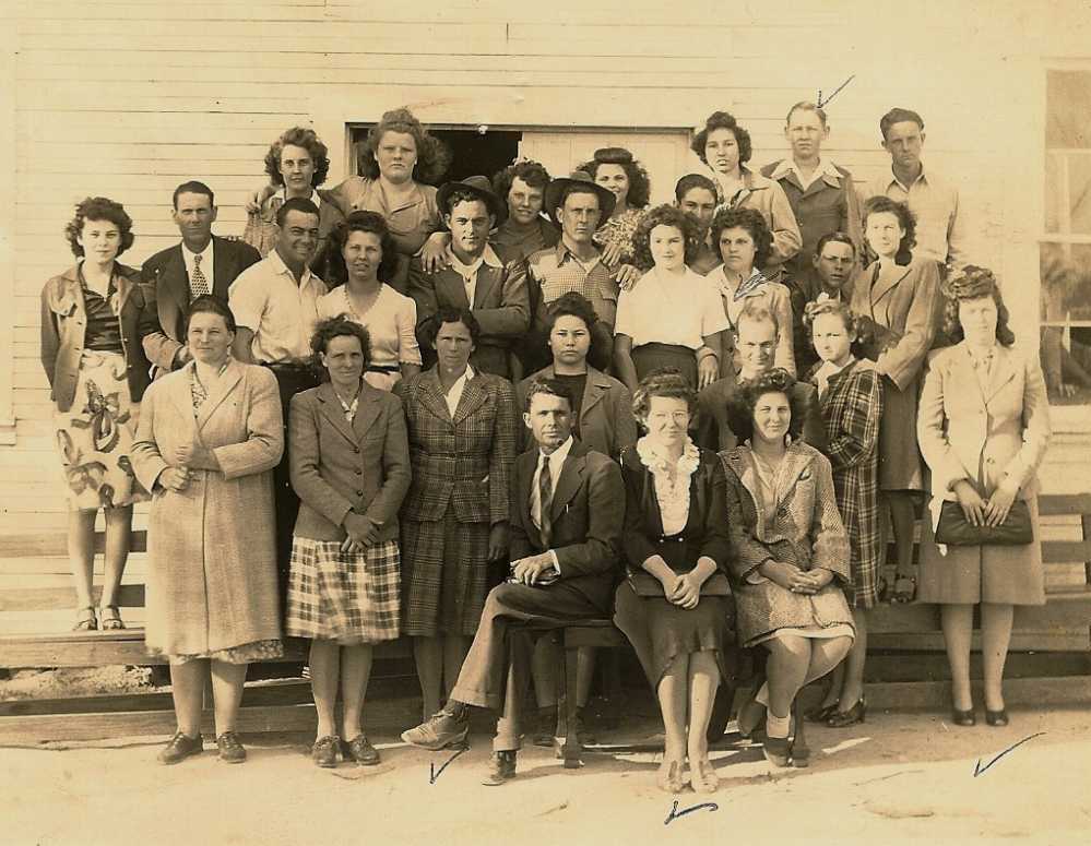 White Oak Assembly of God Church members, 1942