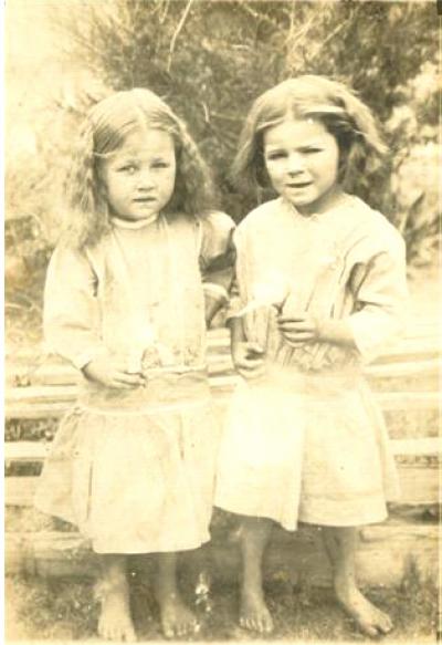 Gordie York and Vossie Stanfield, circa 1914