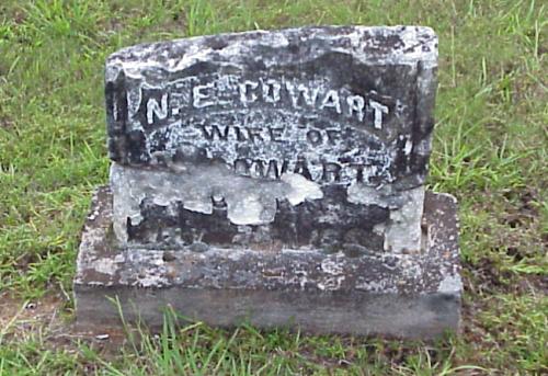 N. E. Cowart Tombstone