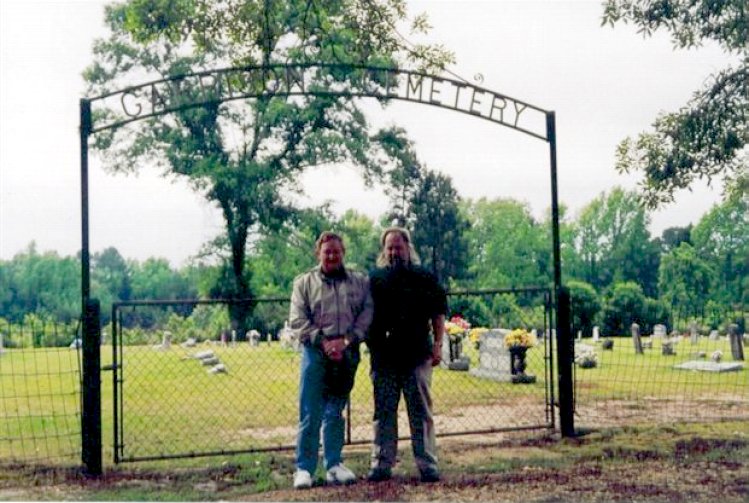  Thomas M. Garrison, Jr. & Dr. Emmett R. Reary at Garrison Cemetery
