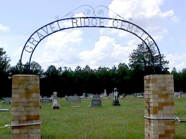 Gravel Ridge Cemetery Entrance Sign
