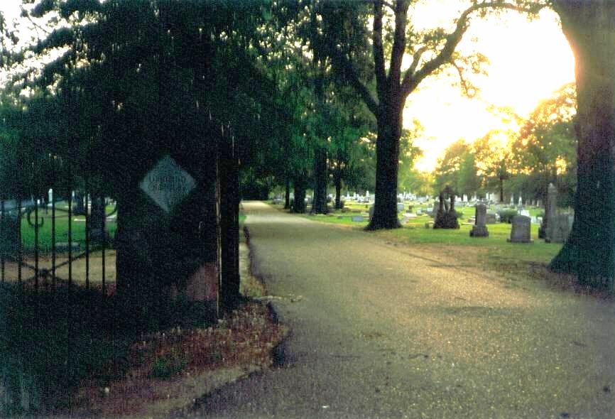 Oakland Cemetery entrance, Bradley County, Arkansas
