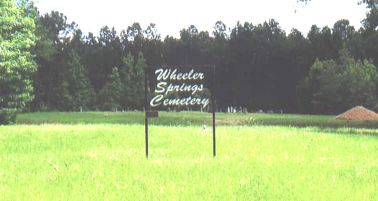 Wheeler Springs Cemetery Sign