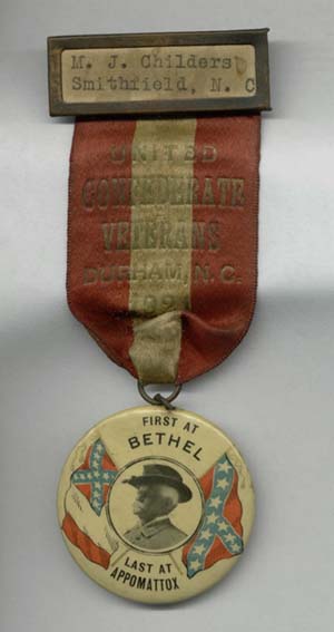 Milton Joshua Childers' Confederate Souvenir