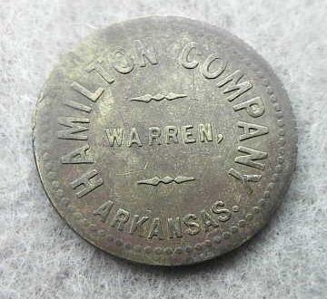 Hamilton Company Warren Arkansas tokens