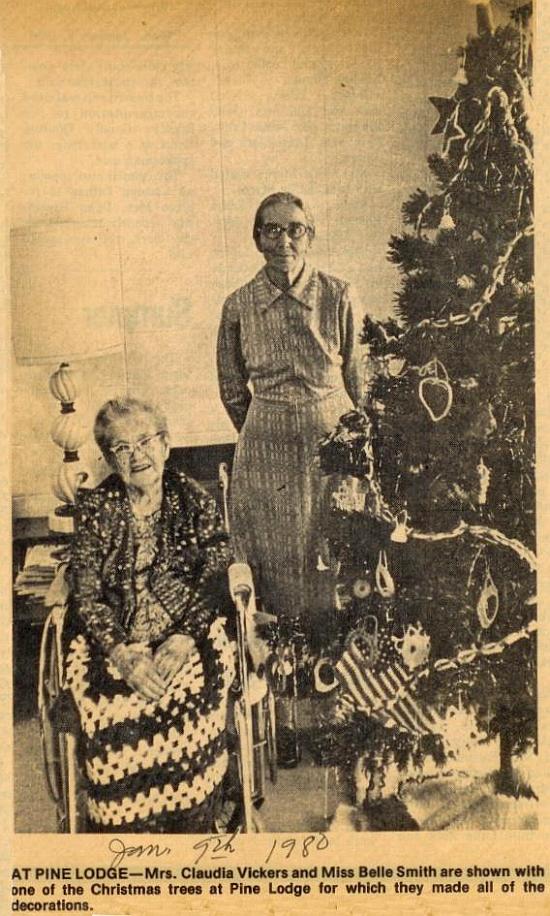 Christmas at Pine Lodge - Newspaper Article
