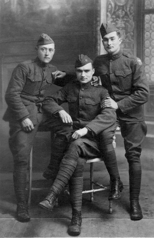 Brett E Miller, Sgt. Julian Hampton, and Alvin Berry, World War I