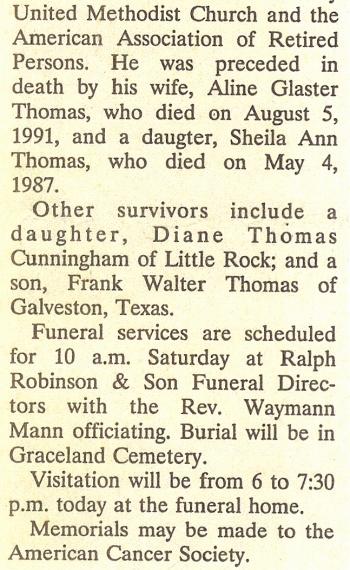 John M. Donald Thomas Obituary 2