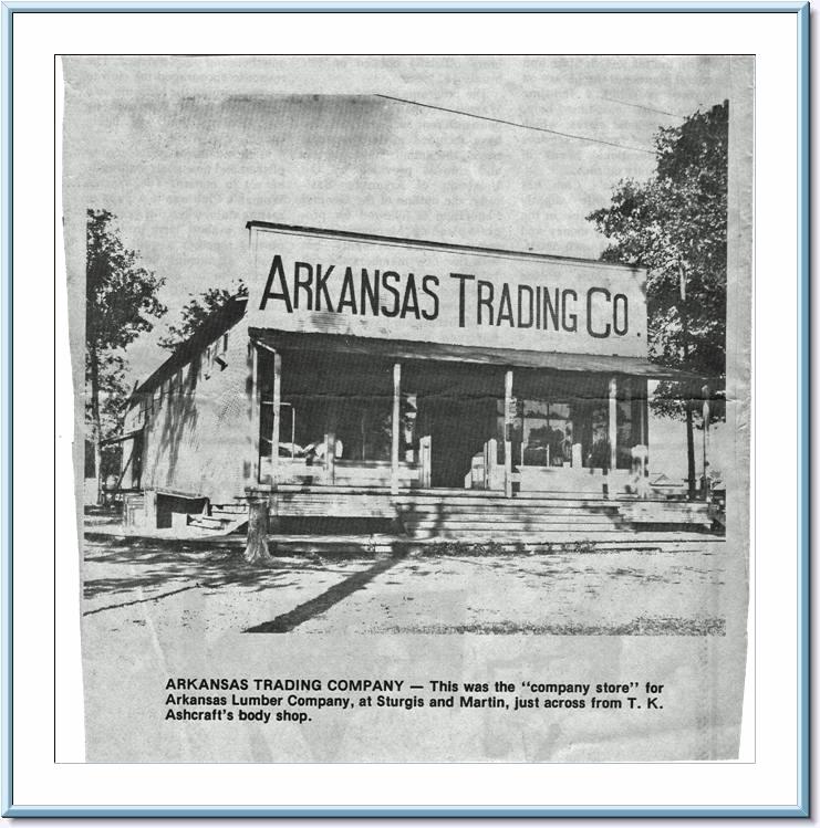 Arkansas Lumber Company, Company Store, Warren, Arkansas; original is located at the Bradley County Historical Museum