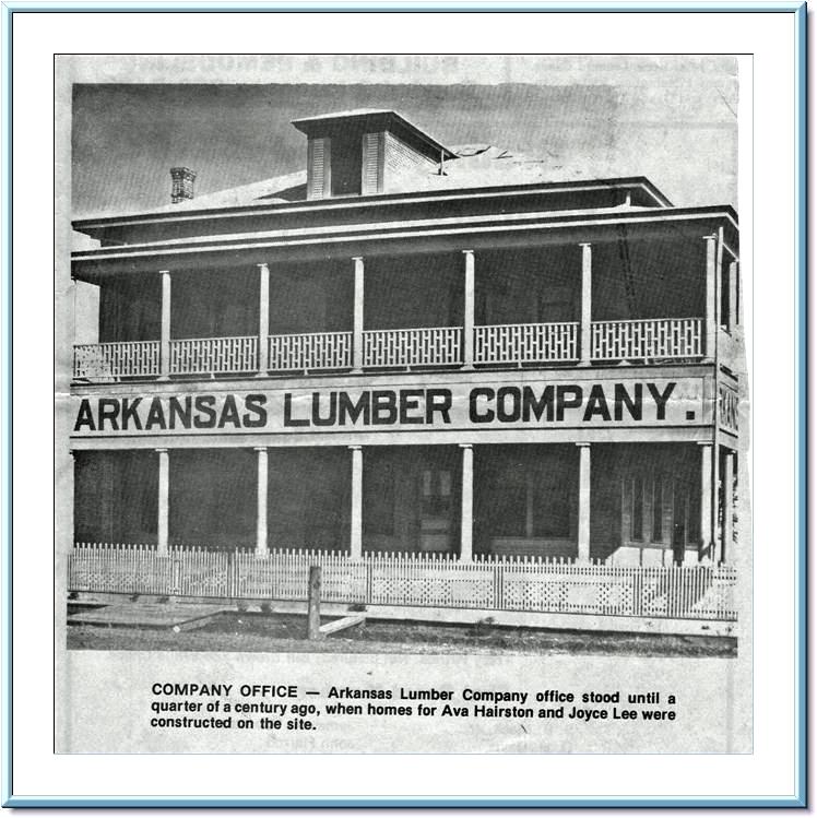 Arkansas Lumber Company office, Warren, Arkansas; original is located at the Bradley County Historical Museum