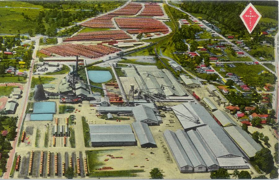 Bradley Lumber Company of Arkansas postcard