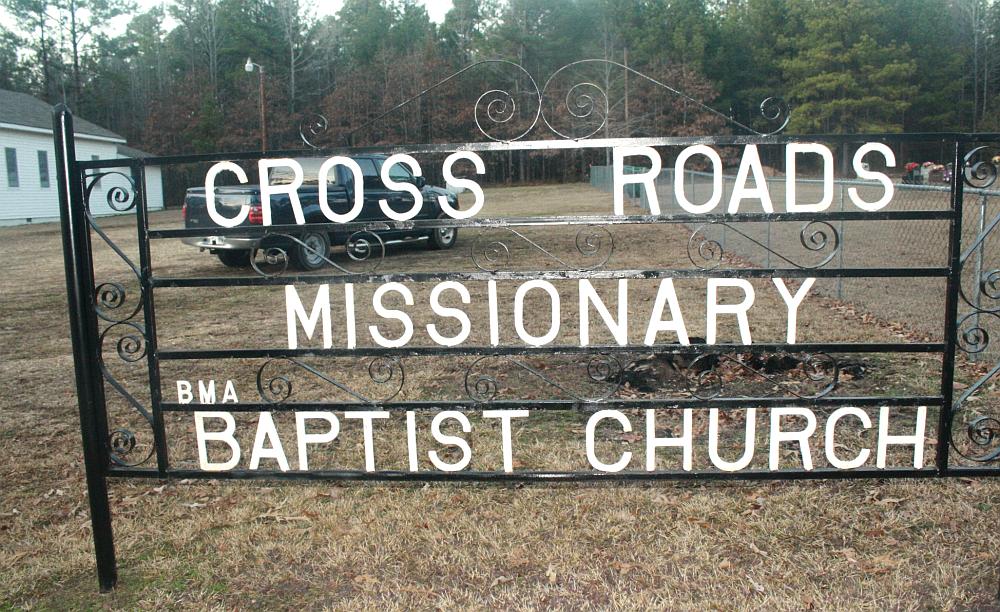 Cross Roads Missionary Baptist Church Sign