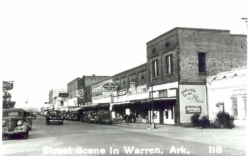 Downtown Warren, Arkansas Main Street looking North