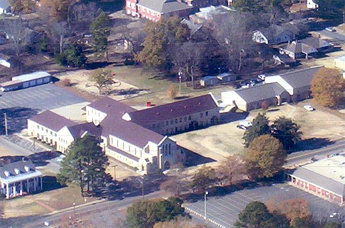 First Baptist Church, Warren, Arkansas, 2003, Aerial View