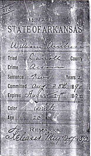 Penitentiary Record