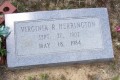 Virginia R. Herrington Tombstone