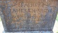 James S. McKinzie Tombstone