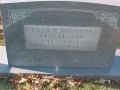 Evan P. Rodgers Tombstone