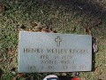 Henry Wesley Rogers Tombstone