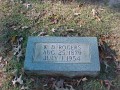 W. D. Rogers Tombstone