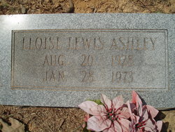  Eloise <I>Lewis</I> Ashley