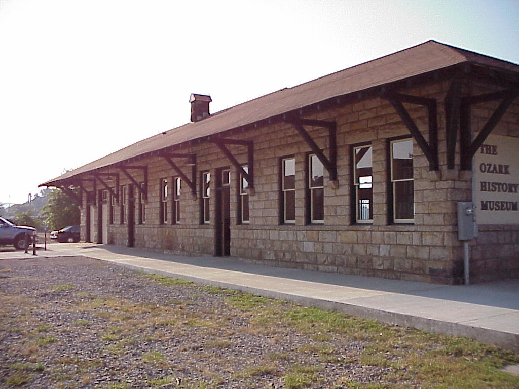 The Old railroad station is now a museum