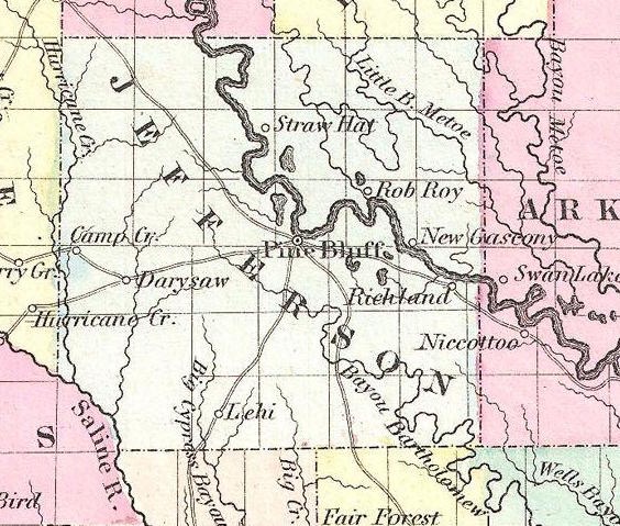 1855 Map of Jefferson Co.