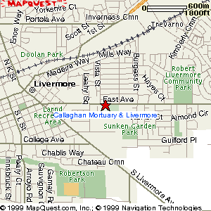 Map to Callahan Mortuary
