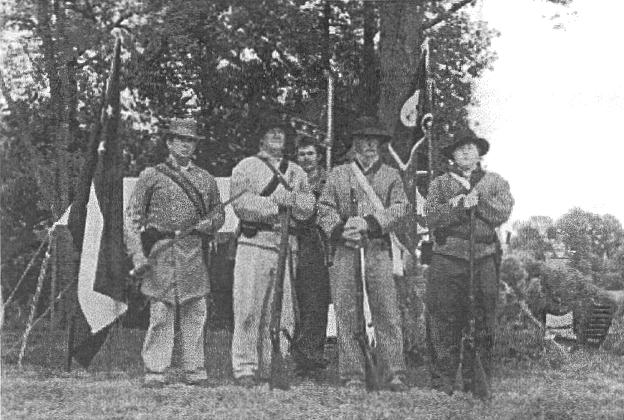 Group of confederate soldiers