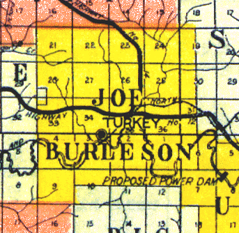 Joe Burleson Township Map
