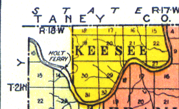 Keesee Township Map