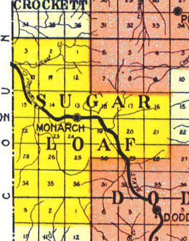 Sugar Loaf Township Map