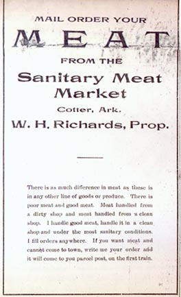 Sanitary Meat Market Ad