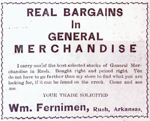 Wm Fernimen's Store ad