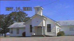 Black Springs Church May 2001. Photo credit S. Barns.