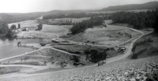 Blakely Dam early 1950s.